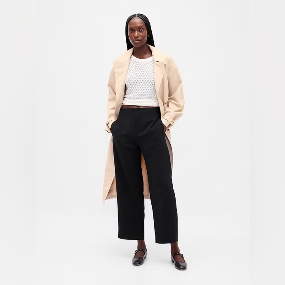 NEW! GAP High Rise Twill Straight Ankle Pants - Size 8 TALL/ 16 Tall 🩷